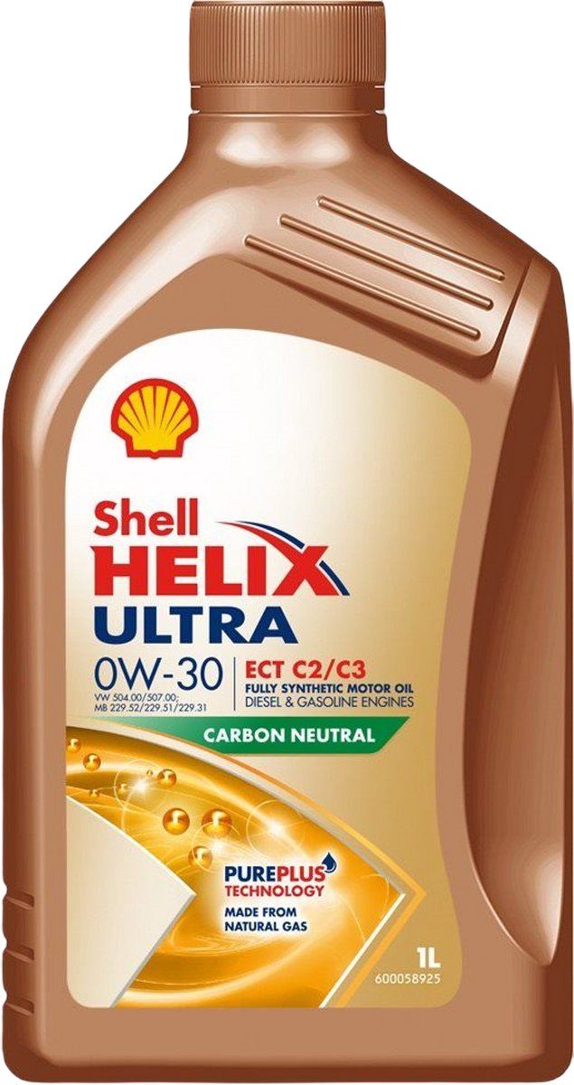 Olio motore Shell Helix Ultra Ect C2 C3 0W30 1 litro