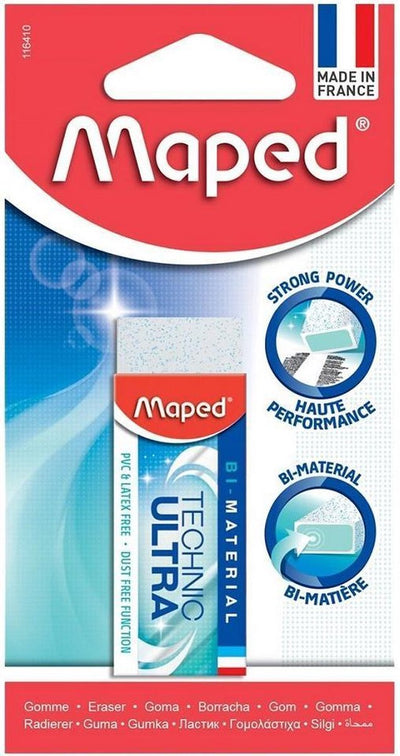 Maped office maped eraser technic ultra | blanco | ampolla con 1 pieza
