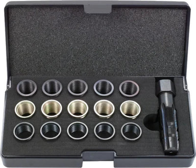Ks tools draadtappen set end thread rep. set m1 14x1.25mm 16 pcs.