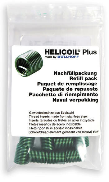 Böllhoff schroefdraad inzetstuk helicoil plus refill pack helicoil m10 x 1.5 15.00mm
