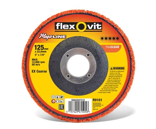 Flexovit abs 125x12x22,23 r9101 aoxc t27 | 10 pezzi