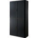 Armario con puerta enrollable paperflow easyoffice negro