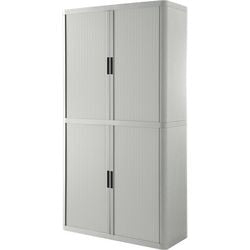 Armadio con ante a rulli paperflow easyoffice grigio