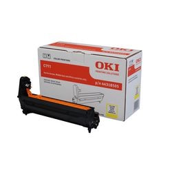 Cartucho de tambor oki 44318505 amarillo