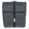 Basil dubbele fietstas urban dry mik 50 liter - charcoal