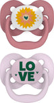 Ciuccio vantaggio Dr. Brown del Dr. Brown rosa fase 1 - 2 pezzi