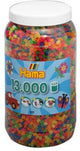 Perle di ferro Hama ton con 13000 pezzi neon