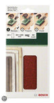 Set fogli abrasivi Bosch da 10 pezzi per levigatrici orbitali 93 x 185 mm forati - grana 40