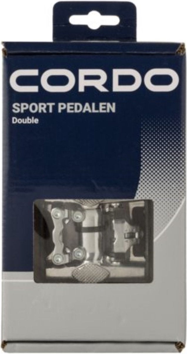 Shimano cordo sport double pedalen spd platform - zilver zwart