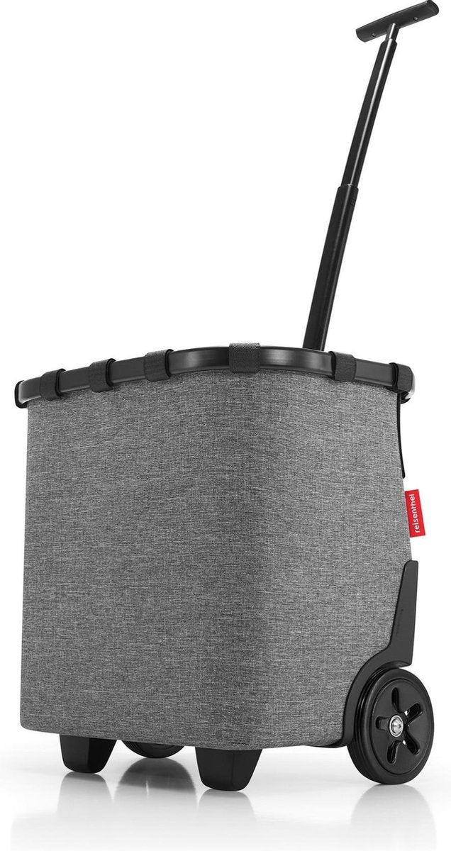 Reisenthel carrycruiser boodschappentrolley - polyester - 40l - twist silver grijs