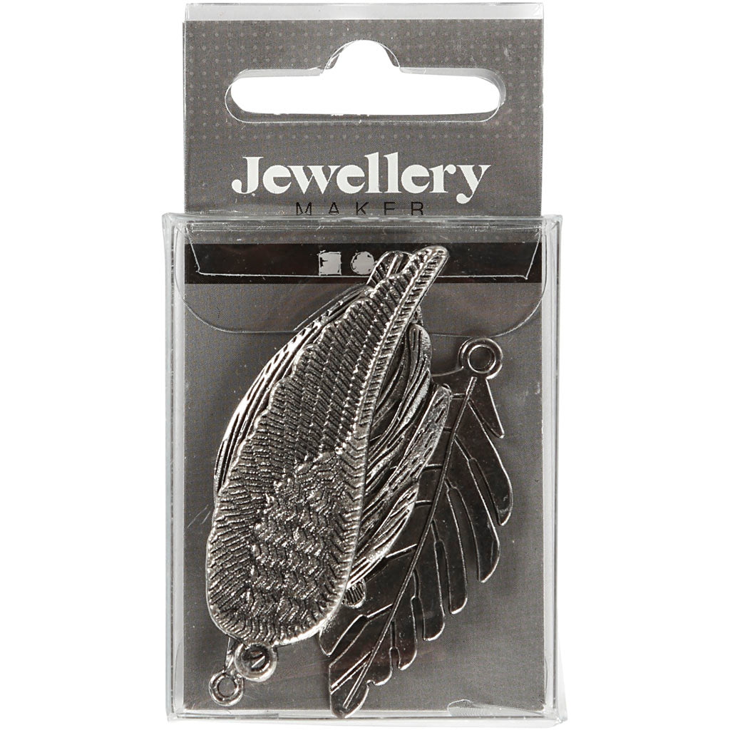 Molle Creative Company, misura 29-55 mm, misura foro 12-20 mm, argento antico, 4 pezzi 1 scatola