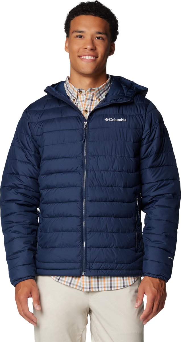 Chaqueta con capucha Columbia Powder Lite™ II para hombre - Collegiate Navy - Talla S