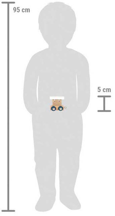 Piccole piede - Font in legno Polare - Wagon White - 12 pezzi