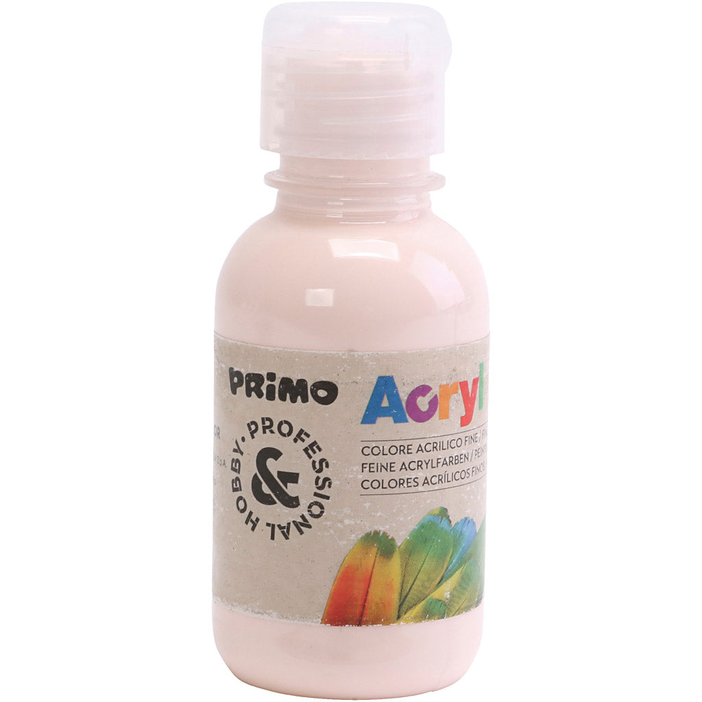 Primo pintura acrílica de lujo, rosa claro, 125 ml 1 botella