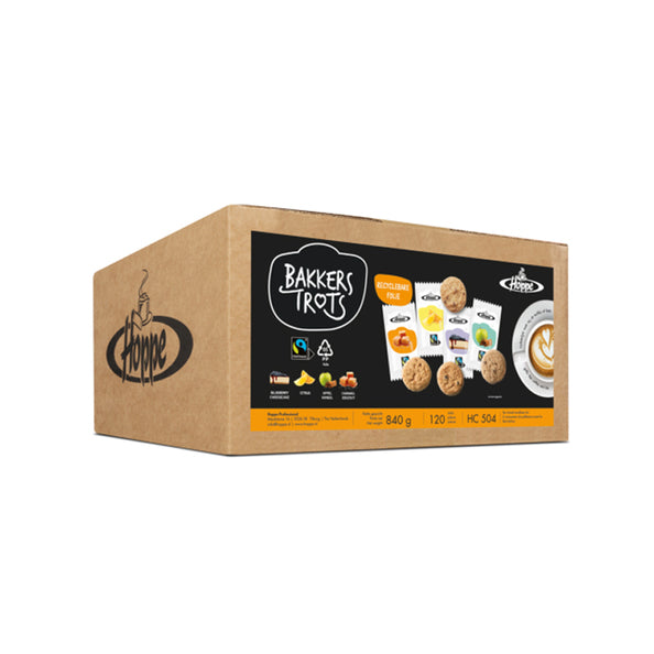 Hoppe Bakers, mix di biscotti del commercio equo e solidale (120 pezzi)