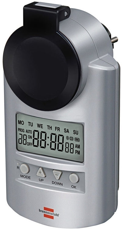 BrennenStuhl Digital Week time Shift clock for Buiten