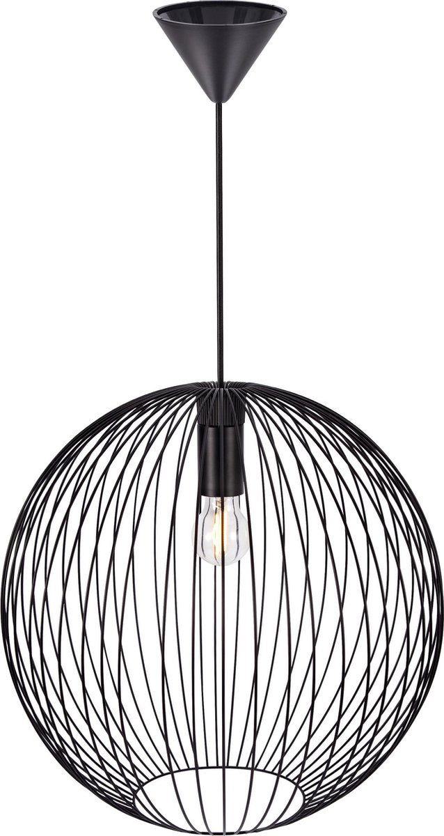 Nordlux beroni 45-hanglamp-e27-metaal-zwart