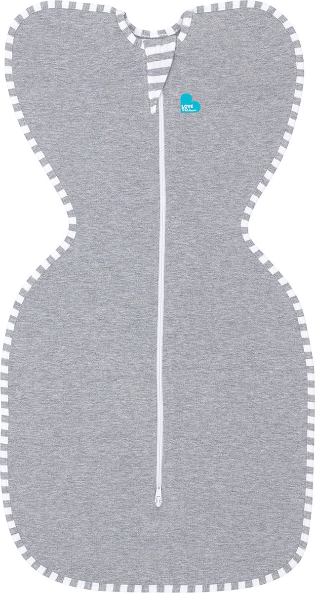 Love to dream ™ saco de dormir para bebé swaddle up™ - pañales - bebé 0-2 meses - xs - 2,2 - 3,8 kg - gris