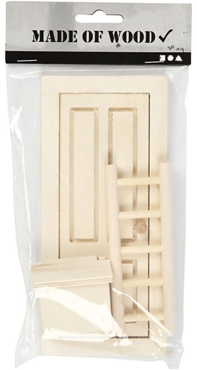 Creativ company gnome door, size 8x18 cm, 1 set