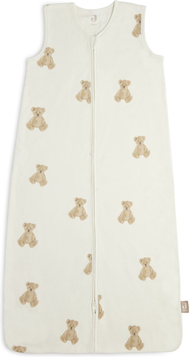 Jollein baby slaapzak winter zomer jersey 110cm - teddy bear - winterslaapzak