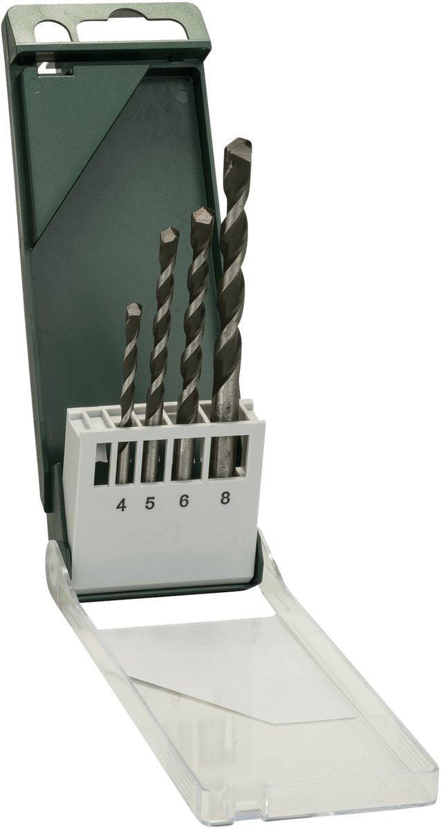 Bosch - punte universali, set da 4 pezzi 4,0x75; 5,0x85; 6,0x100; 8,0x120