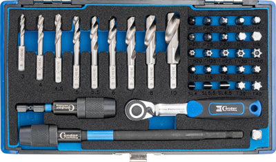 Set punte speciali Condor 39600 punte elicoidali hss-g 38tlg.