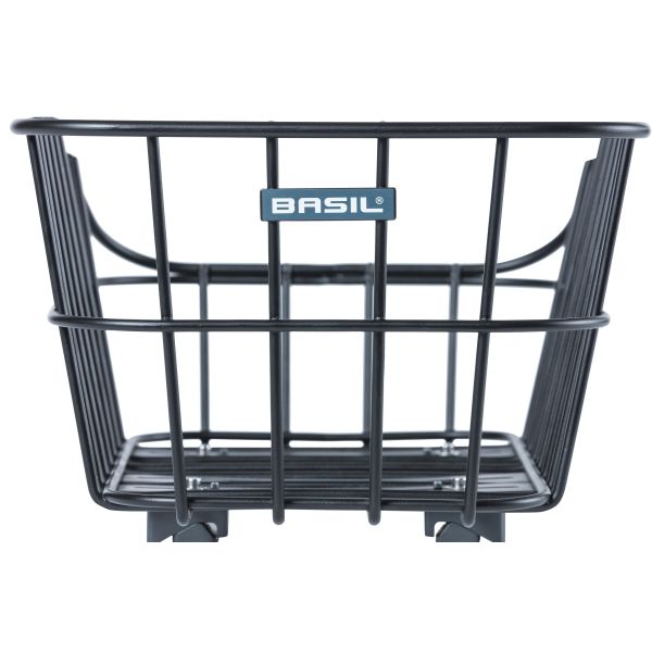 Basil Cento Alu WSL - Canasta trasera - 22 litros - Matt Black