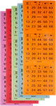 Kangaro bingokaarten - 5 blokken - assorti kleuren