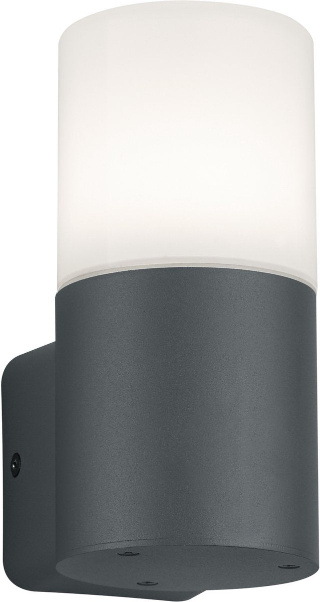 Trio hoosic wandlamp - antraciet - excl. 1xe27 28w - buitenverlichting - ip44