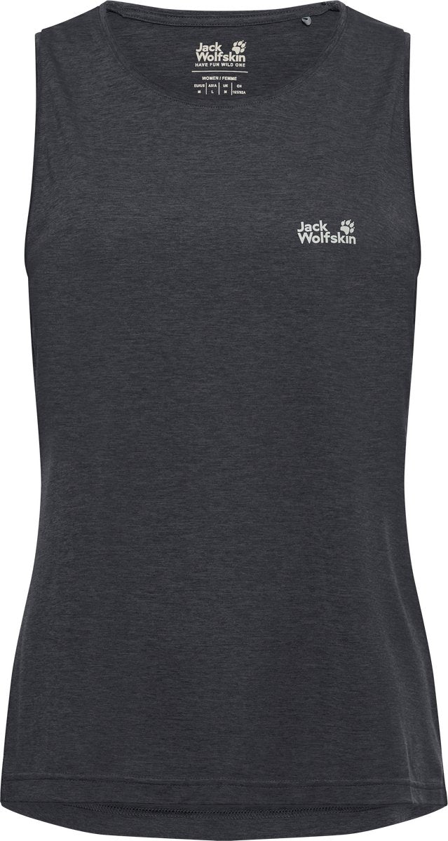 Jack wolfskin wildtrail tank top w - - outdoor kleding - fleeces en truien - t-shirt