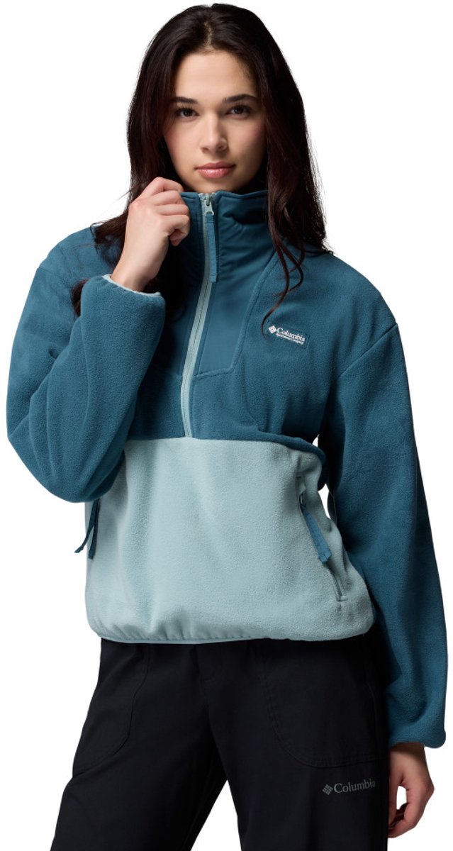 Columbia sequoia grove™ 1 2 zip polar suéter de exterior para mujer - everblue, triturado azul