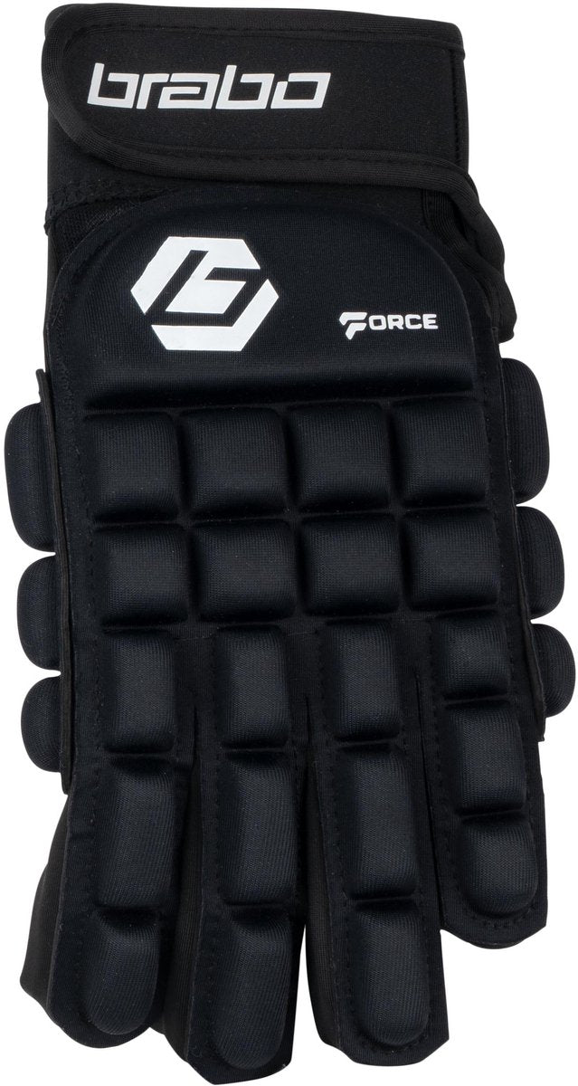 Brabo force full finger indoor hockeyhandschoen senior