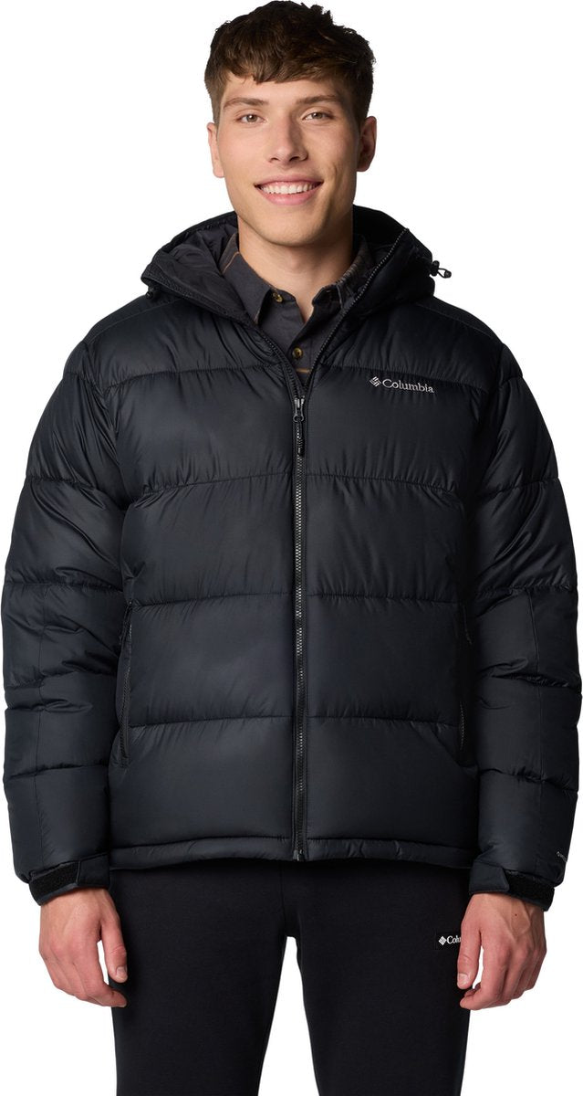 Columbia pike lake™ ii chaqueta con capucha chaqueta de exterior para hombre - negro - talla s