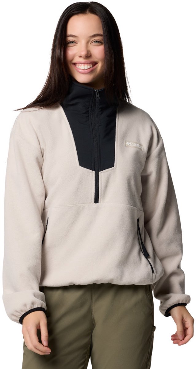 Columbia sequoia grove™ 1 2 zip polar suéter de exterior para mujer - piedra oscura, negro