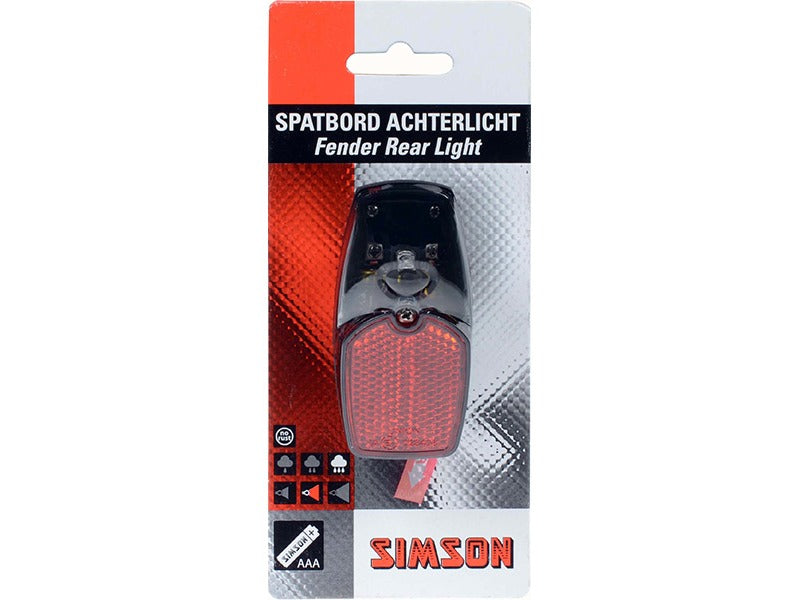 Simson 021769 Luce posteriore a LED inclusa la batteria sulla mappa
