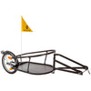 TRAILER BICYLE pieghevole m-wave da 16 pollici unisex nero
