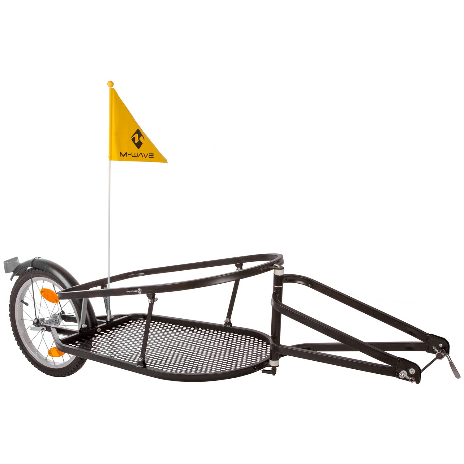 TRAILER BICYLE pieghevole m-wave da 16 pollici unisex nero