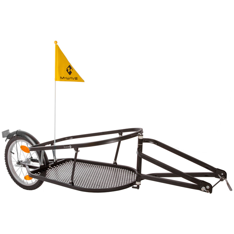 M-wave stalwart single 40 single track luggage bicycle trailer