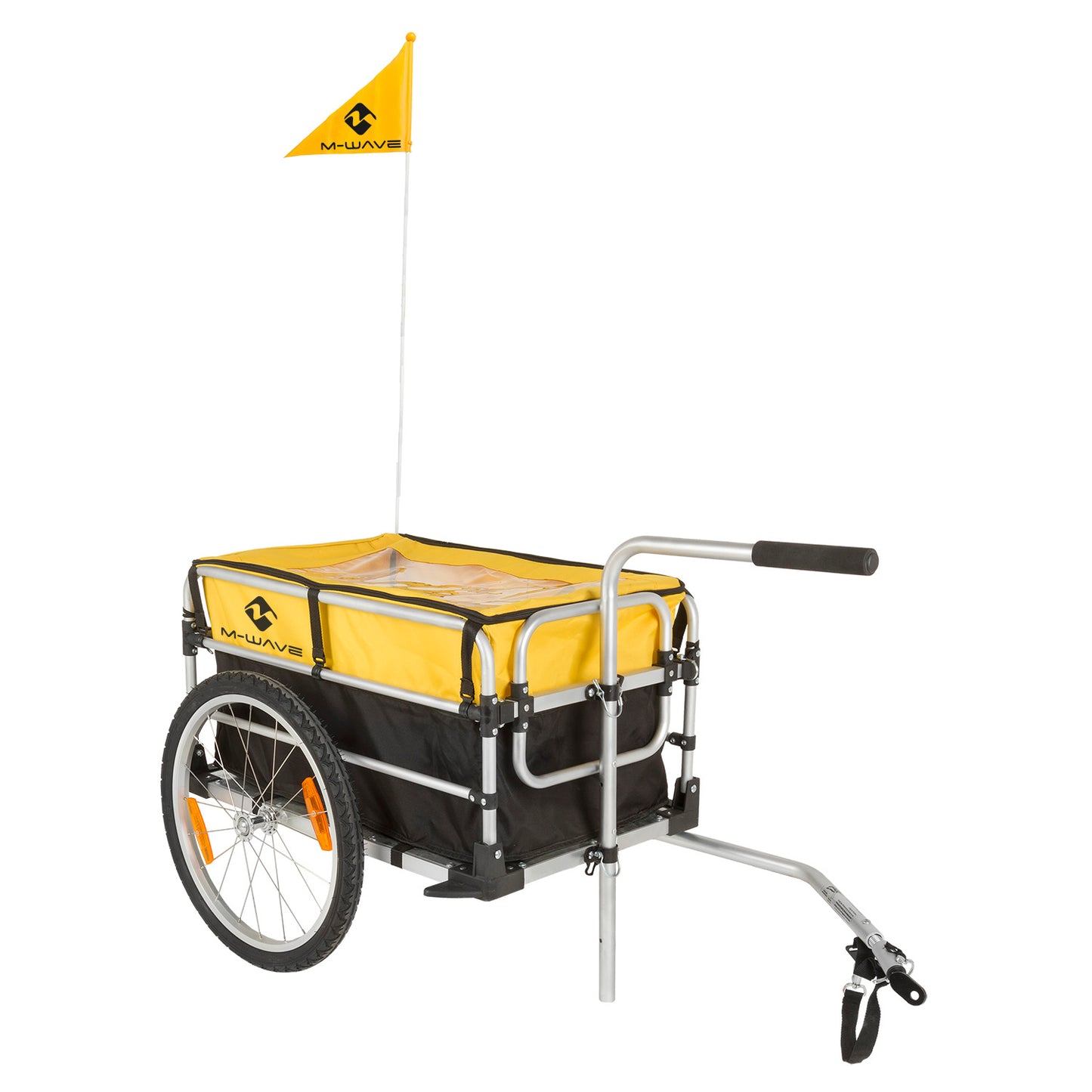 Rimorchio per bicicletta M-wave Stalwart Carry Fold 1 per bagagli