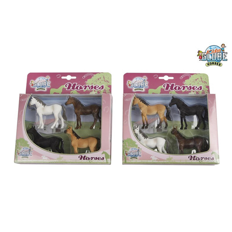 Kids Globe Globe Horses, 4st. 1:32