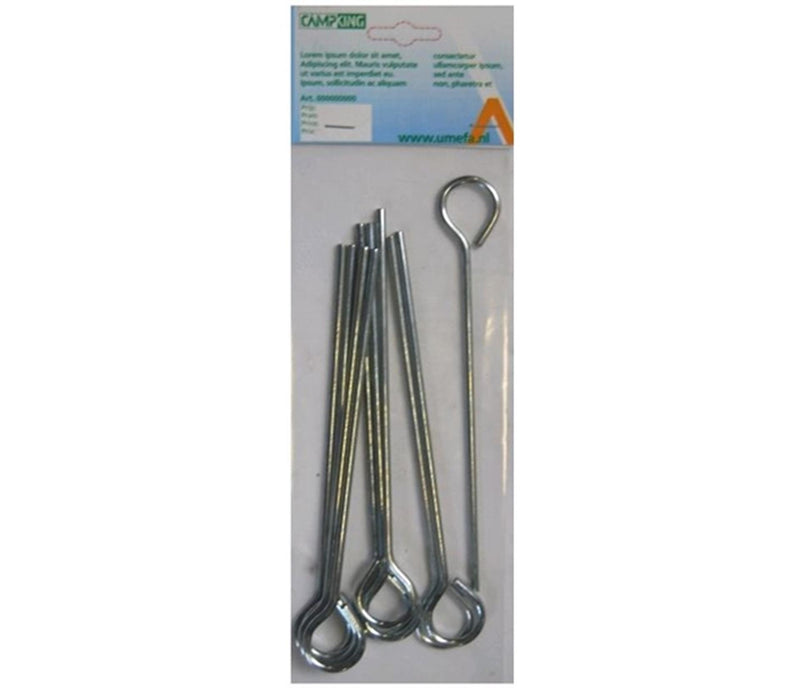 Campking umefa estaca cerrada 24 cm 10uds