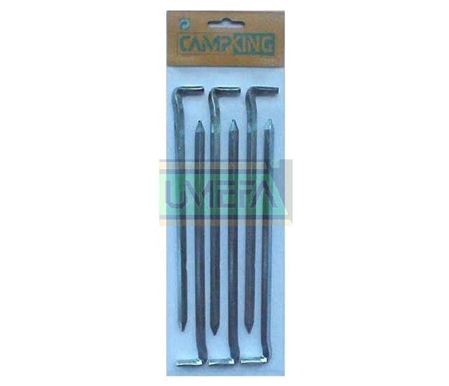 Campking estaca suelo umefa cuadrada 20 cm -6 mm 6uds