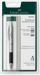 Faber-castell vulpotlood - basic - metal mat chroom - op blister - fc-138478
