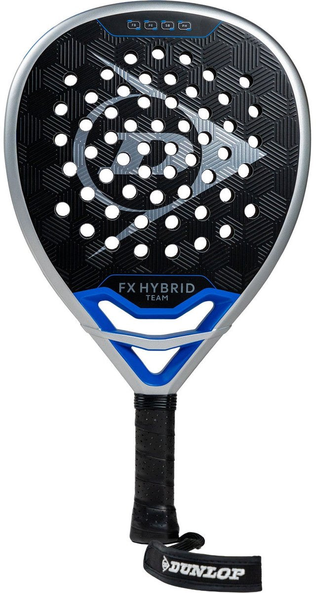 Dunlop fx hybrid team 26- pala de pádel- azul plata