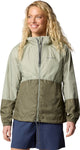 Chaqueta outdoor para mujer Columbia flash forward™ ii cortavientos - verde