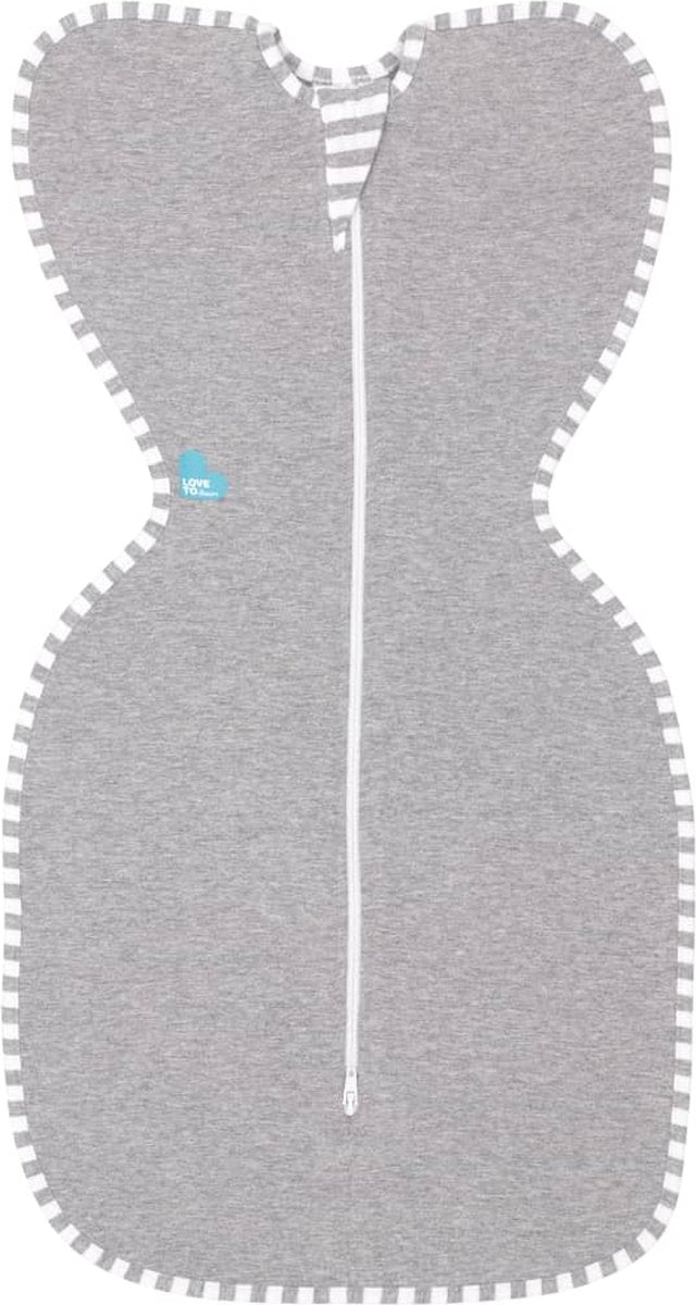 Love to dream ™ saco de dormir para bebé swaddle up™ - pañales - bebé 0-3 meses - 3,5-6 kg - todas las estaciones - gris
