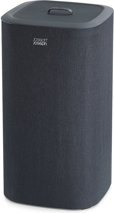 Cesto para la ropa Joseph joseph tota - 2 compartimentos - clasificación de ropa - 60 litros - negro