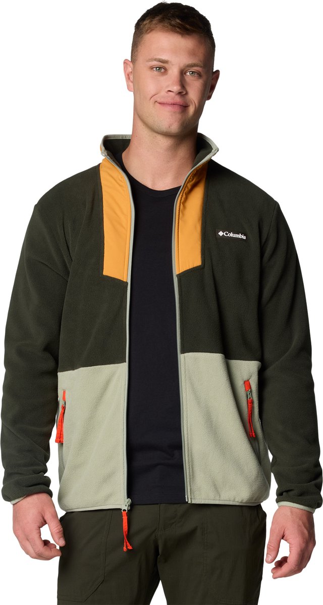 Columbia sequoia grove™ full zip fleece men's outdoorvest - greenscape, sunstone, safari, spicy pull - maat m