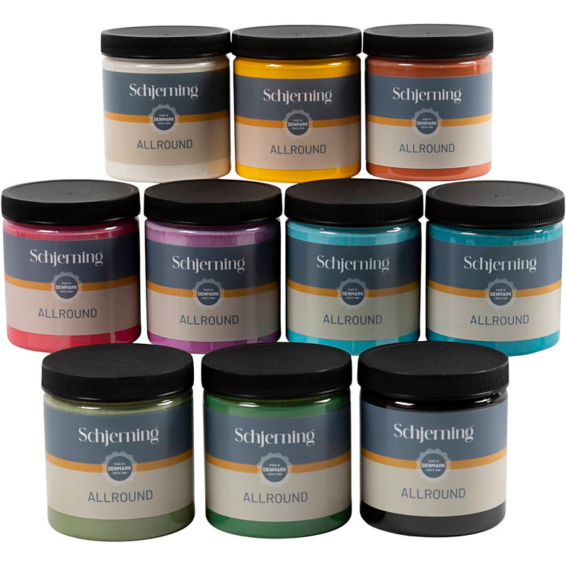 Vernice per esterni Schjerning, vari colori, 10x250 ml 1 scatola