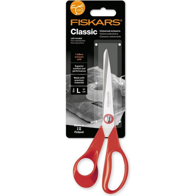 FISKARS BASICAS SCISSOVI UNIVERSALI SINISTRA ROSSO